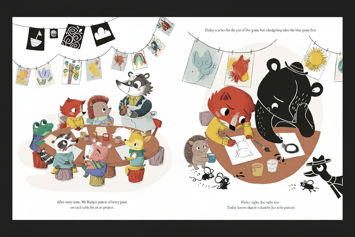 Always There For Me Magic Light Up Storybook Interactive UV Search & Find Picture Book for Kids (Ages 3-6)