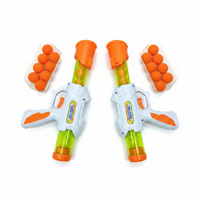 Dual Air-Powered Gun Set | Ages 3+ | Enhance Precision & Physical Coordination