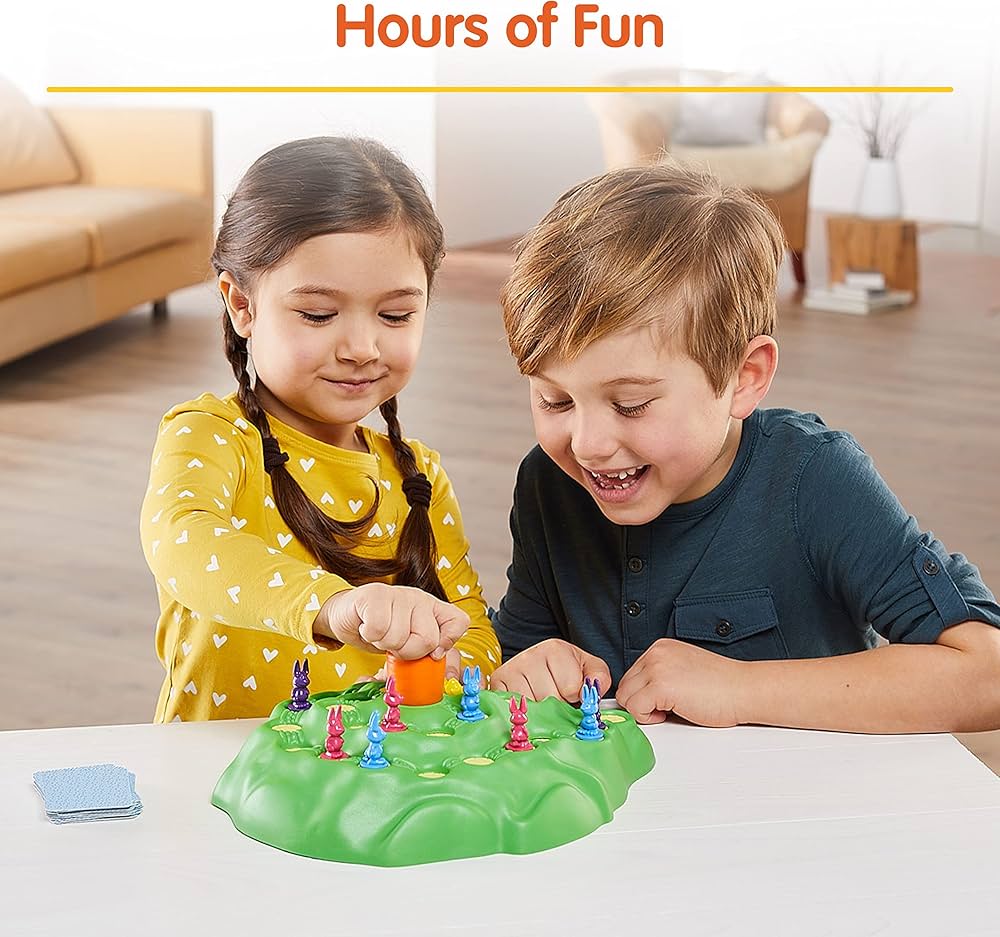 Rabbit Race to the Carrot Board Game | Ages 4+ | Boost Strategy & Social Skills