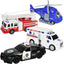 Emergency Rescue Vehicles Interactive Educational Toy Set for Kids (Ages 3+)