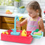 Kids Electric Circulation Kitchen Sink | Ages 3+ | Master Fluid Dynamics & Self-Correcting Life Skills