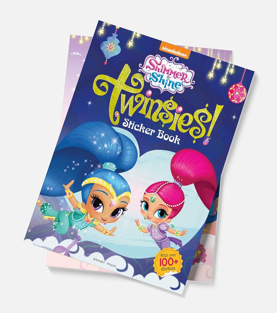 Nickelodeon Shimmer & Shine Twinsies! Interactive Sticker Activity Book (32 Pages, 100+ Stickers)