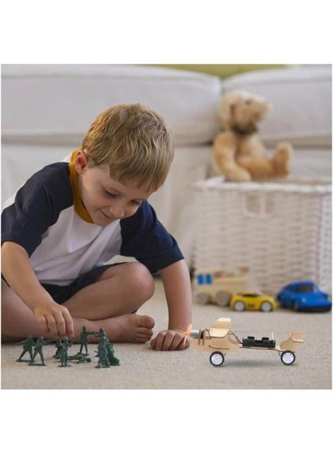 3D DIY Wooden Aircraft Model – Handmade STEM Construction Kit
