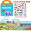 Magnetic sticker book - vechiles