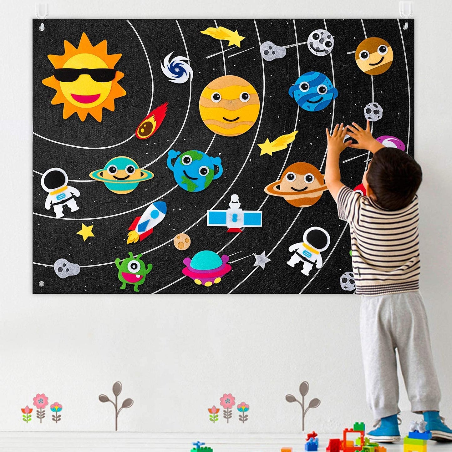 Interactive Solar System Felt Story Board – Cosmic Learning Adventure
