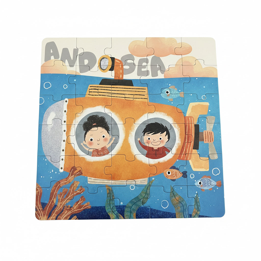 3-in-1 Under the Sea Magnetic Puzzle Book – Fun & Discovery Adventure