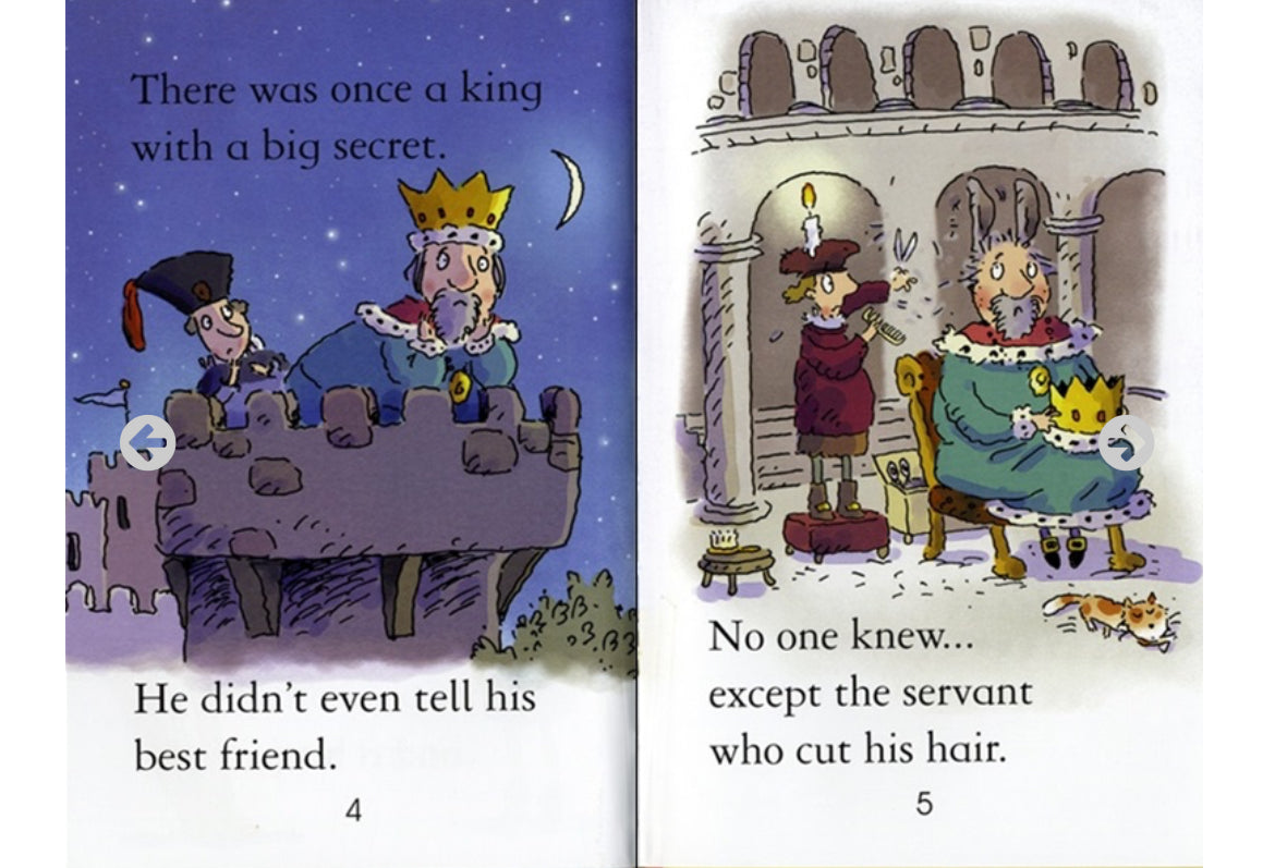 King Donkey Ears: Usborne First Reading Level 2