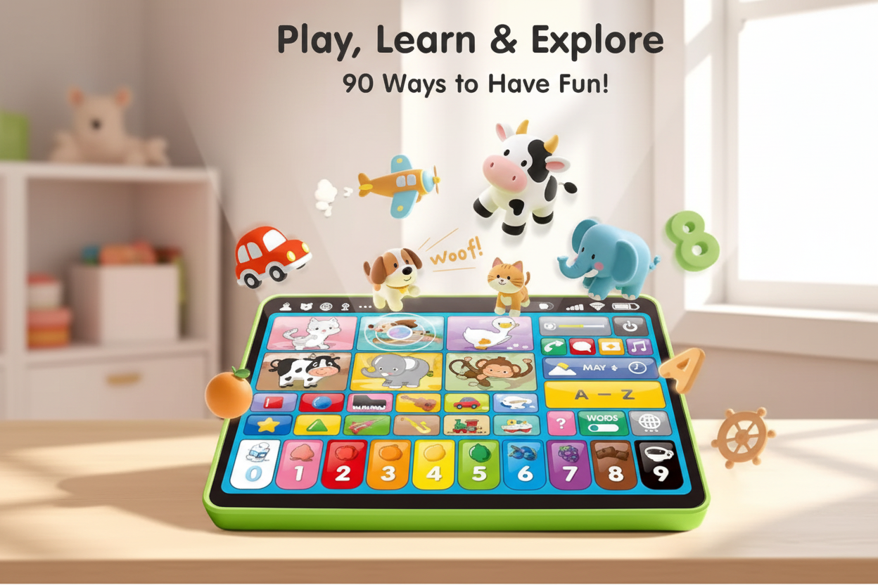 My First Learning Tablet – 3-in-1 Multilingual Interactive Discovery Pad