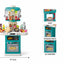 64-Piece Kitchen Playset – Interactive Cooking Station with Light & Sound