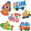 My First Wooden Jigsaw Puzzle Set – Animals in Vehicles Collection (6-in-1 Tin Box)