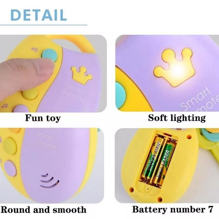 Huanger Musical Smart Remote Key Toy with Lights & Sounds