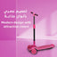Adjustable 3-Wheel Kick Scooter Sensory Balance Toy for Kids (Ages 3-8 Years)