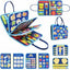 Montessori  vechiles themed Felt Busy Board – 20-in-1 Portable Activity Book