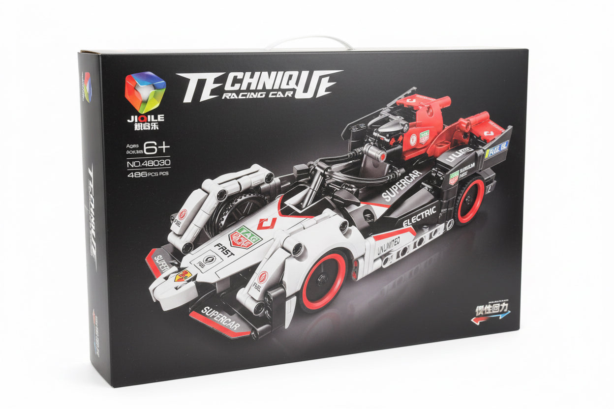 Ctoys Teknik Formula 1 Racing Car – 486-Piece Building Blocks Set (Lego Compatible)