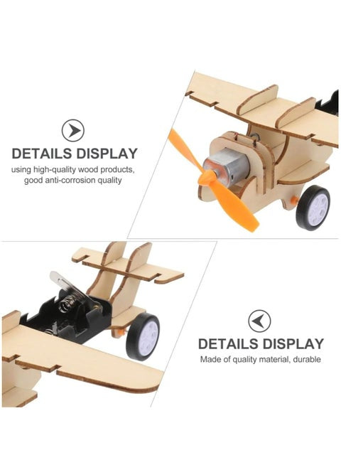 3D DIY Wooden Aircraft Model – Handmade STEM Construction Kit