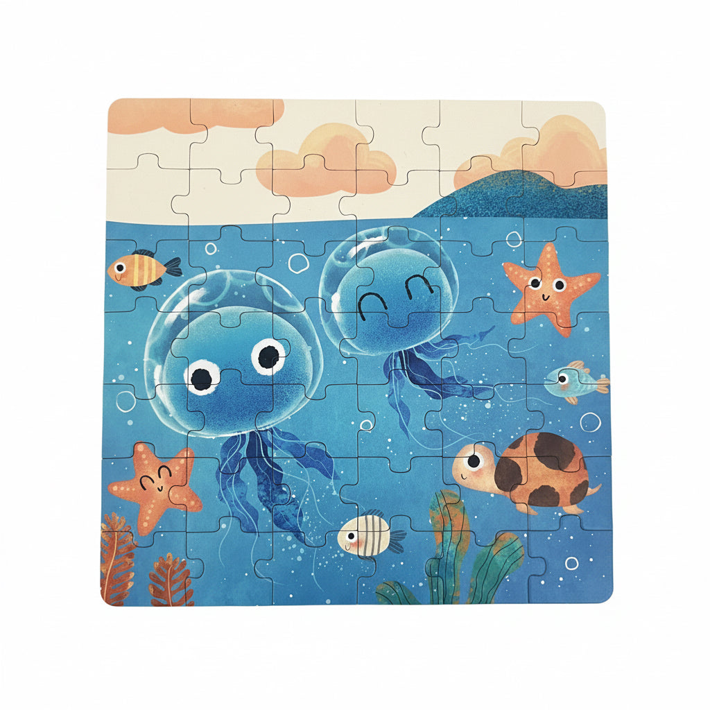 3-in-1 Under the Sea Magnetic Puzzle Book – Fun & Discovery Adventure