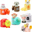 Soft Glue Animals & Houses Educational Toy Set for Toddlers