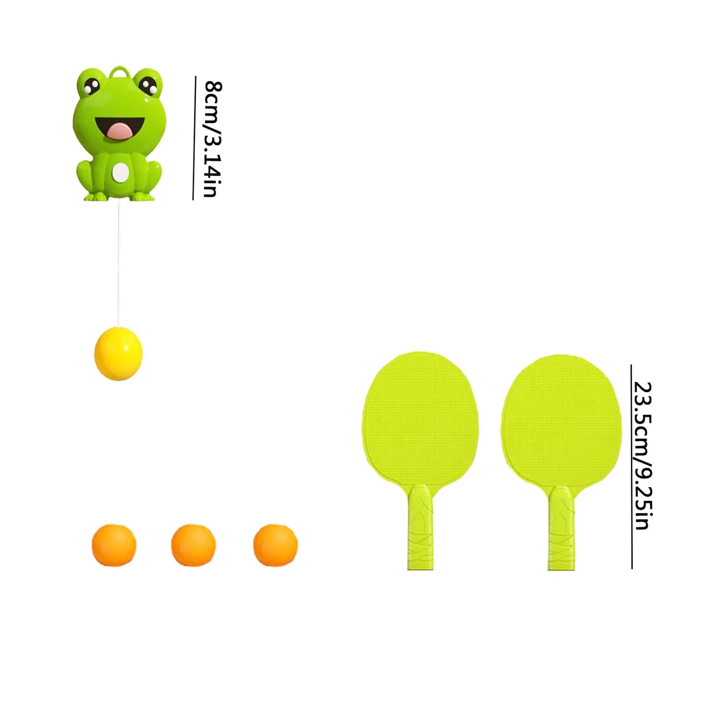 Froggy Hanging Table Tennis Trainer – Indoor Action & Reaction Game