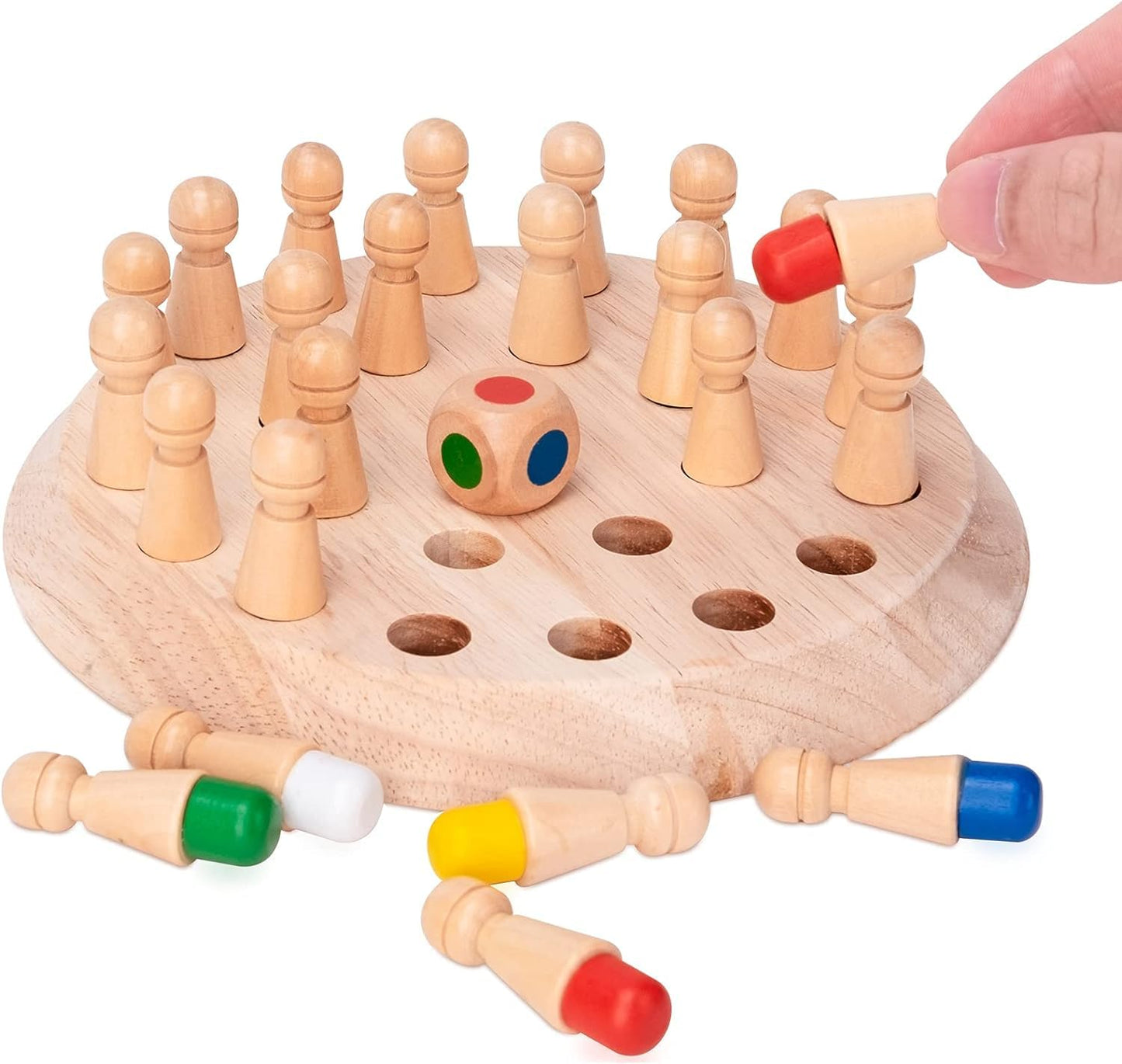 Wooden Memory Match Stick Chess Game