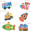 My First Wooden Jigsaw Puzzle Set – Animals in Vehicles Collection (6-in-1 Tin Box)