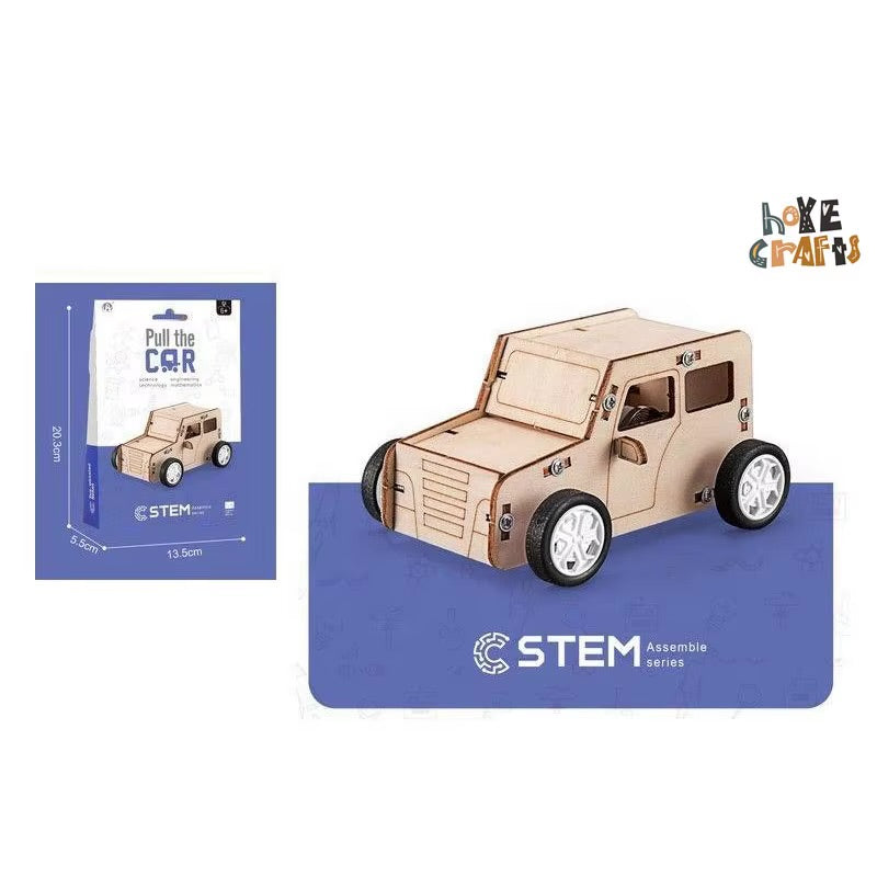 DIY Wooden Cable Car – Self-Powered STEM Engineering Kit