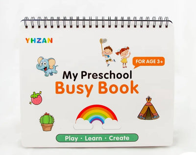 Preschool Busy Book – Interactive Learning Binder for Early Skills