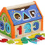 Wooden shape smart house toy