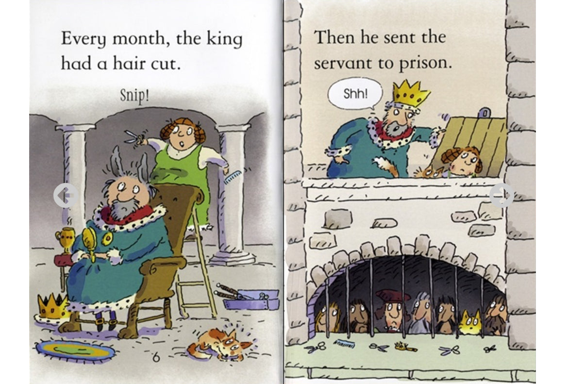 King Donkey Ears: Usborne First Reading Level 2