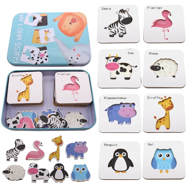 Guess Who I Am Puzzle- ANIMALS