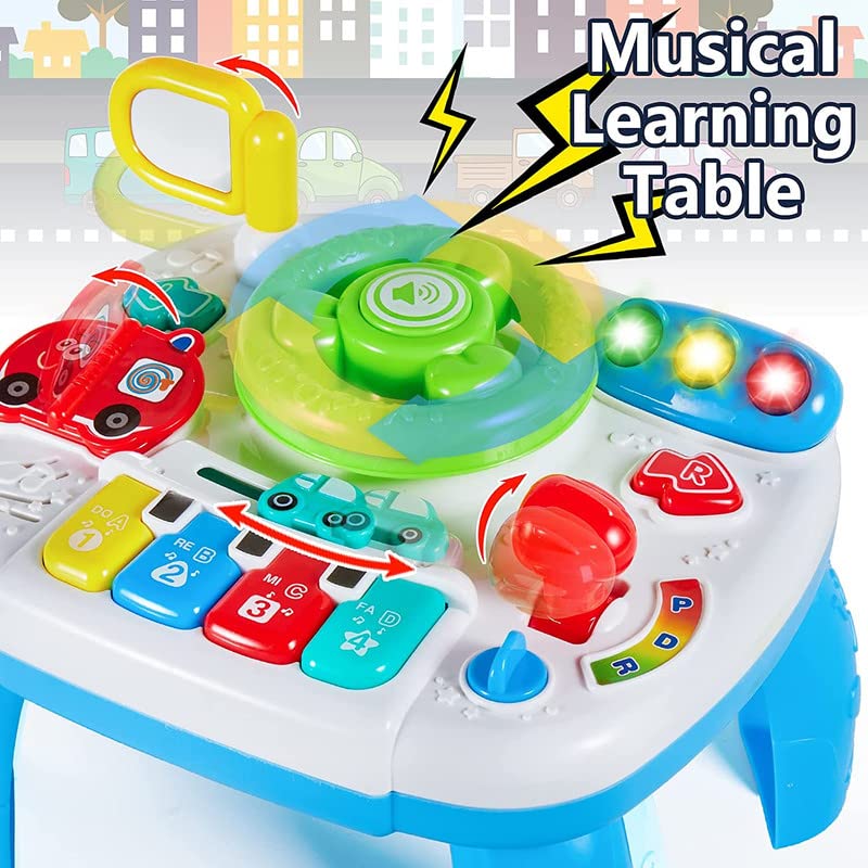 Musical multifunctional learning table