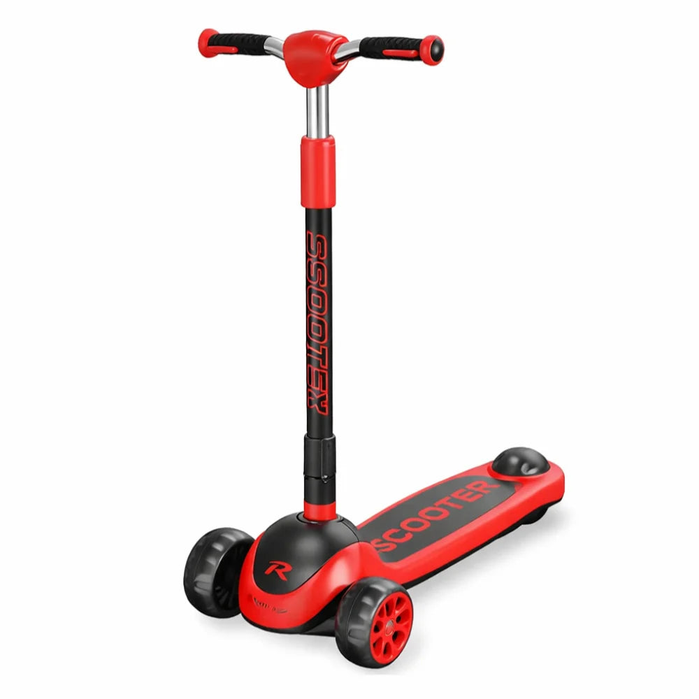 Adjustable 3-Wheel Kick Scooter Sensory Balance Toy for Kids (Ages 3-8 Years)
