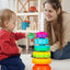 Grow Up Spinning Stacking Toy – Colorful Ring Spinner for Toddlers 12M+