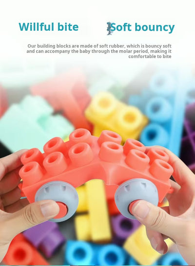 Soft Silicone Building Blocks-43 pieces