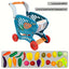 Kids Market 58-Piece Shopping Cart Playset | Ages 3+ | Master Social Literacy & Early Sorting Logic