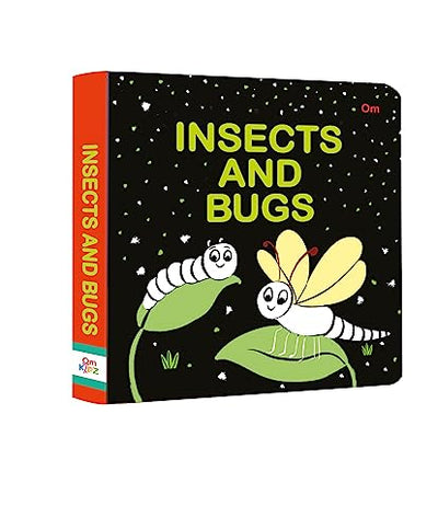 High Contrast Insects and Bugs Black & White Board Book for Infants & Newborns (Ages 0–12M)