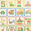 Wooden mosaic puzzle 120 piece
