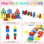 Wooden Geometric Shapes Sorting And Stacking Montessori toy
