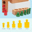 Montessori wooden knobbed cylinder  set