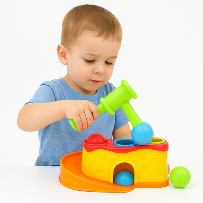 Knock a ball toy