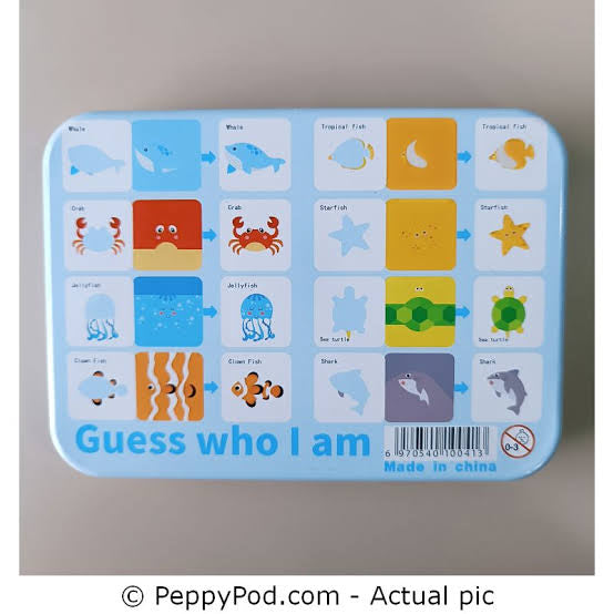 Guess Who I Am Puzzle - Sea Animals