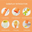 Magic Stamper Stickers Set – 200 Reusable Stickers with 24-Page Book
