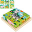 Animals Cube Puzzle – 9-Piece Wooden Block Puzzle (Ages 2+)