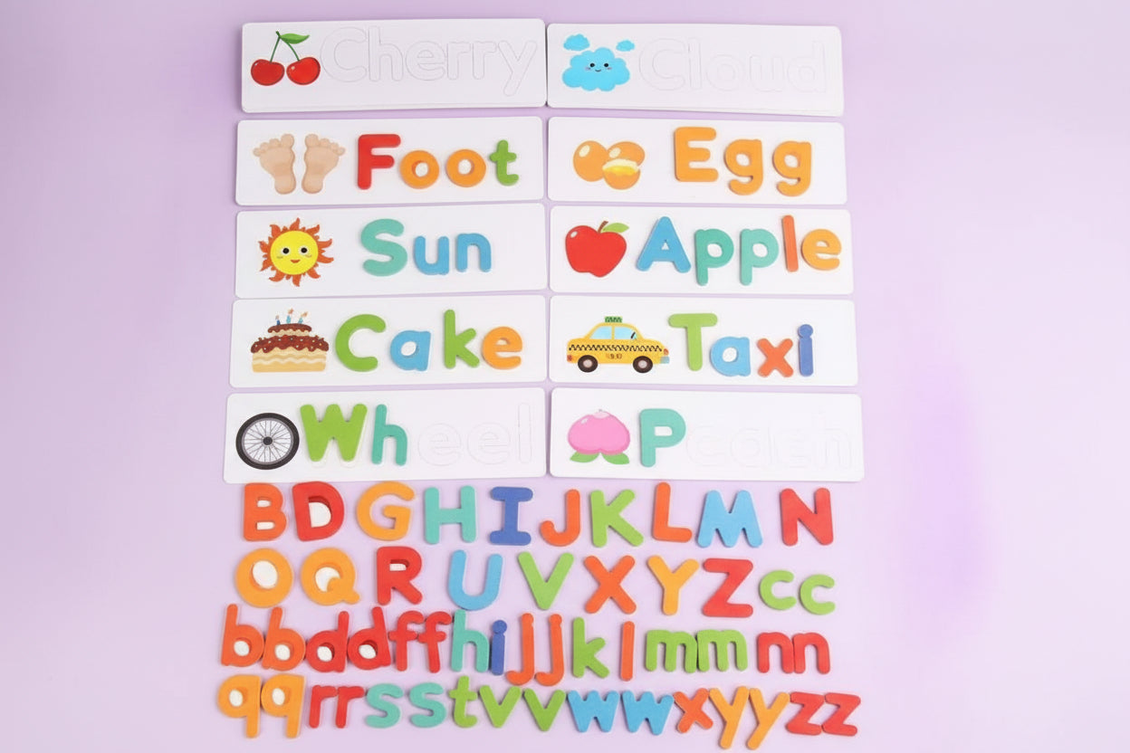 English Spelling & Alphabet Discovery Set – 66-Word Vocabulary Game