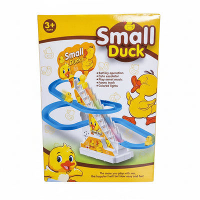 Small Duck Stair-Climbing Track – Musical LED Slide & Escalator