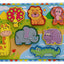 Chunky Wooden Animal Safari Puzzle – First Shapes & Wildlife Discovery