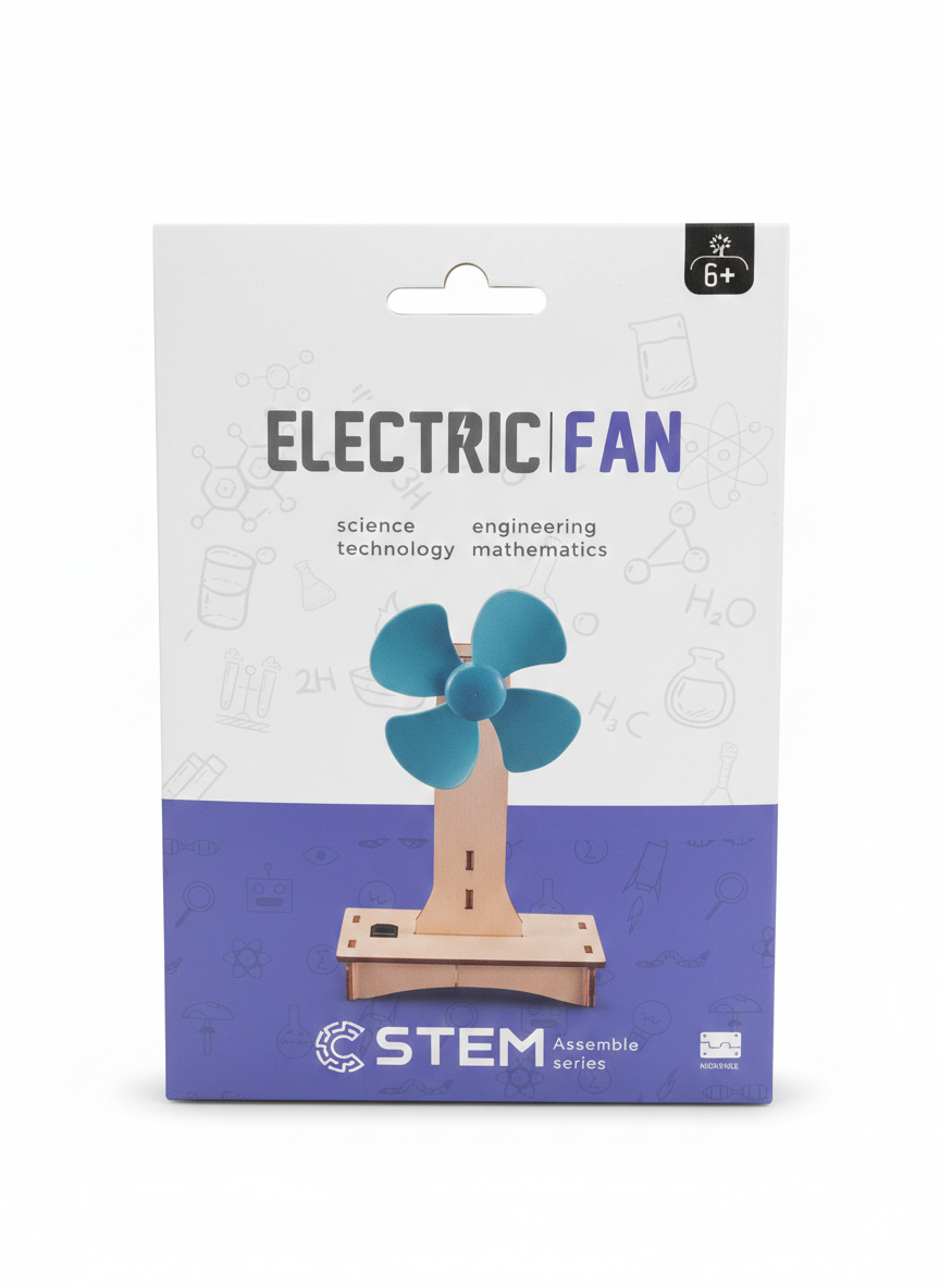 Electric Fan STEM Construction Kit – DIY Airflow Project