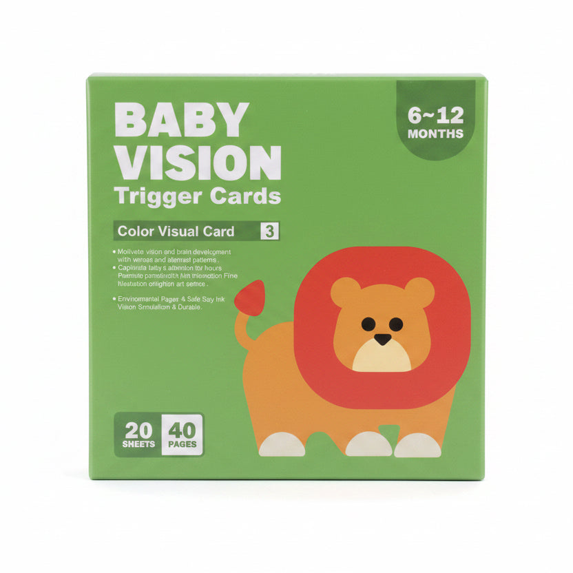 Infant Vision Trigger Cards (Level 2) – Color & Pattern Recognition Set