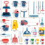 Kids Mini Cleaning Tool Set – Pretend Play Housekeeping Toy