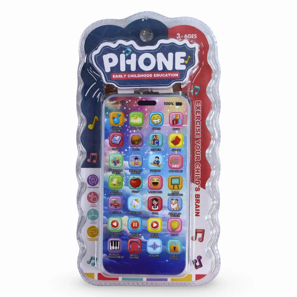 Kids Educational Mobile Phone Toy – Rechargeable Learning Phone