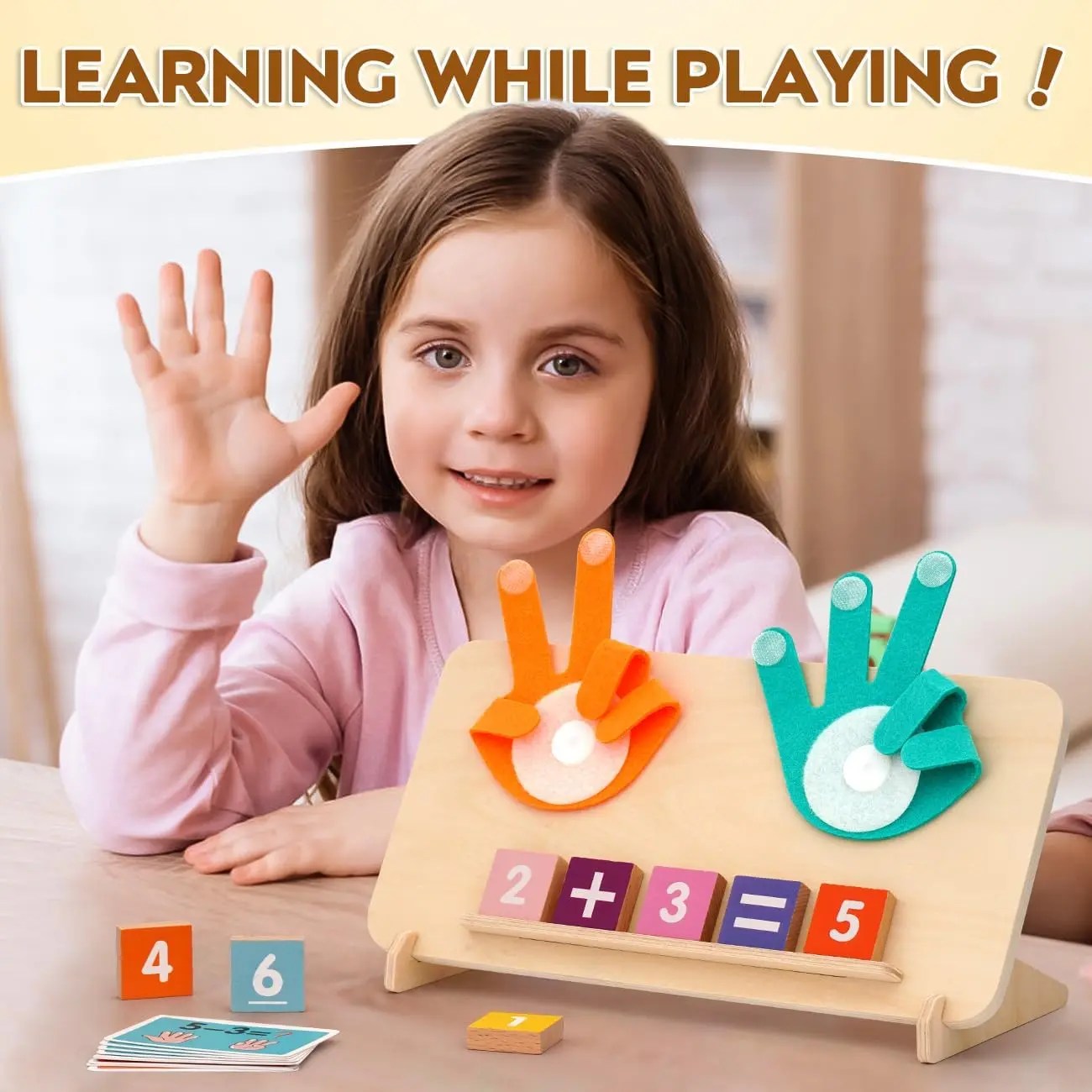 Wooden Montessori Educational Math Toy